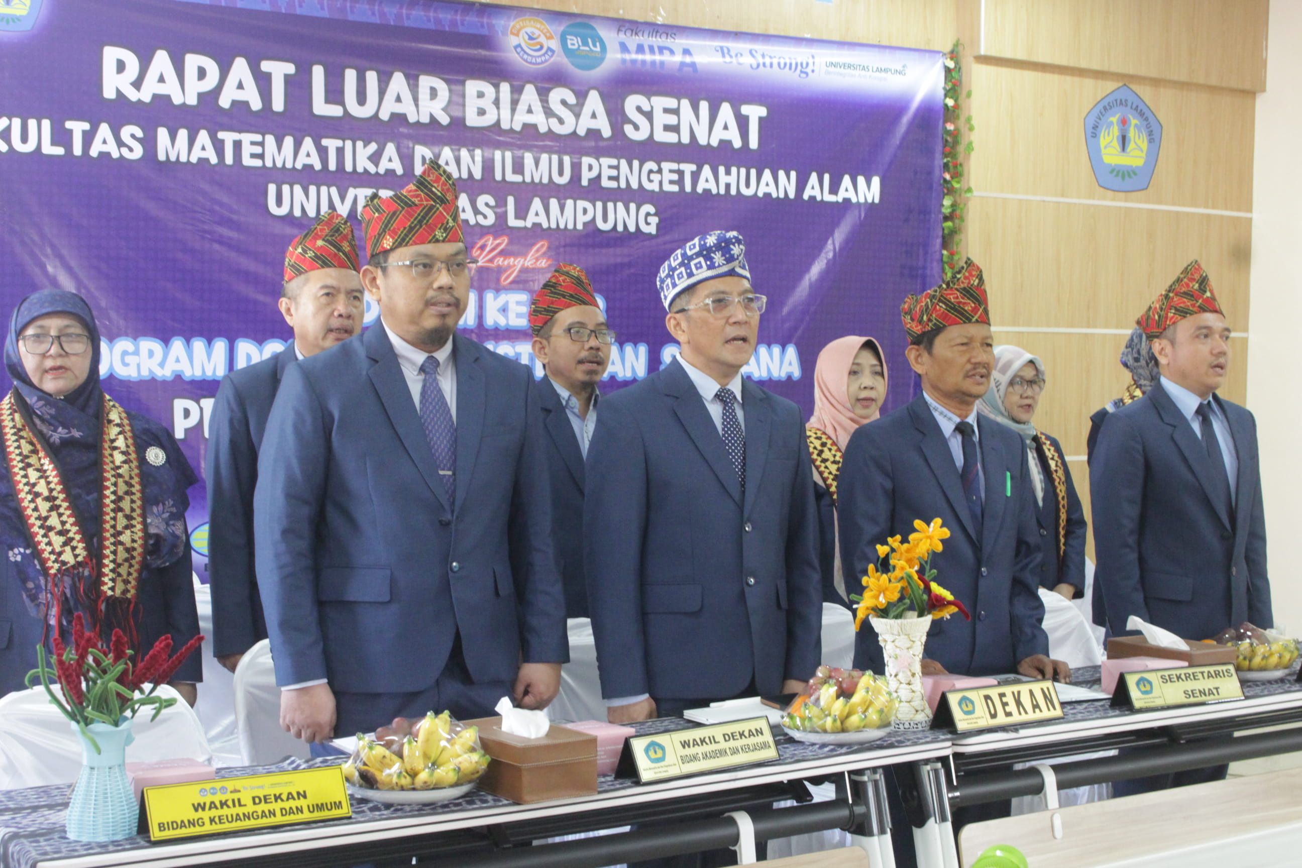 Gambar berita: YUDISIUM FMIPA UNILA KE 43 PERIODE V T.A 2025/2026