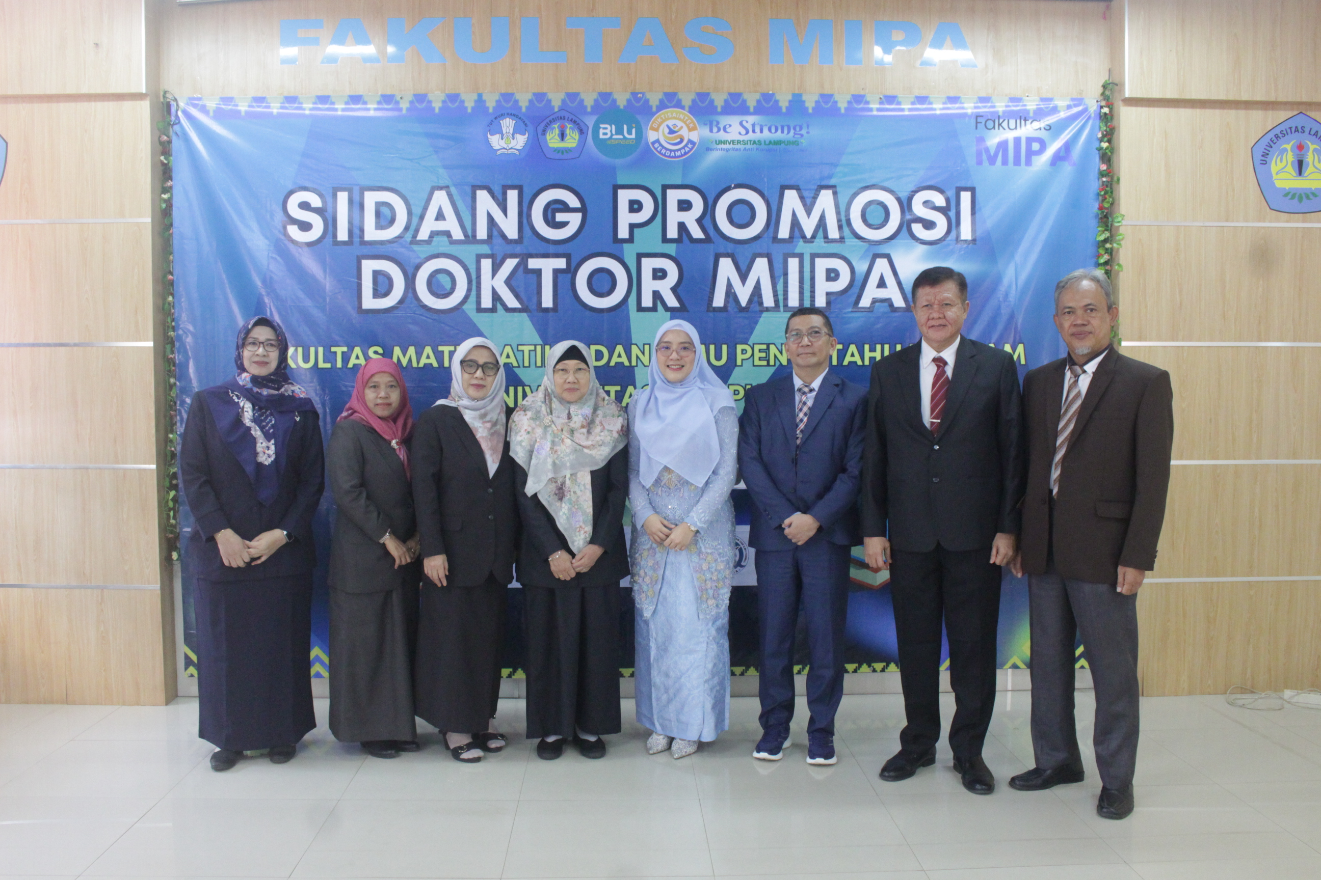 Gambar berita: Dr. Annisaa Siti Zulaicha Resmi Meraih Gelar Doktor pada Sidang Promosi Doktor MIPA FMIPA Universitas Lampung