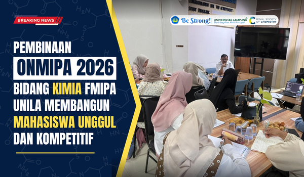 Pembinaan ONMIPA 2026 Bidang Kimia FMIPA Unila Membangun Mahasiswa Unggul dan Kompetitif