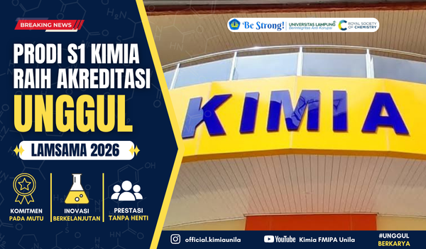 Gambar berita: Prodi S1 Kimia Universitas Lampung Raih Akreditasi Unggul dari LAMSAMA