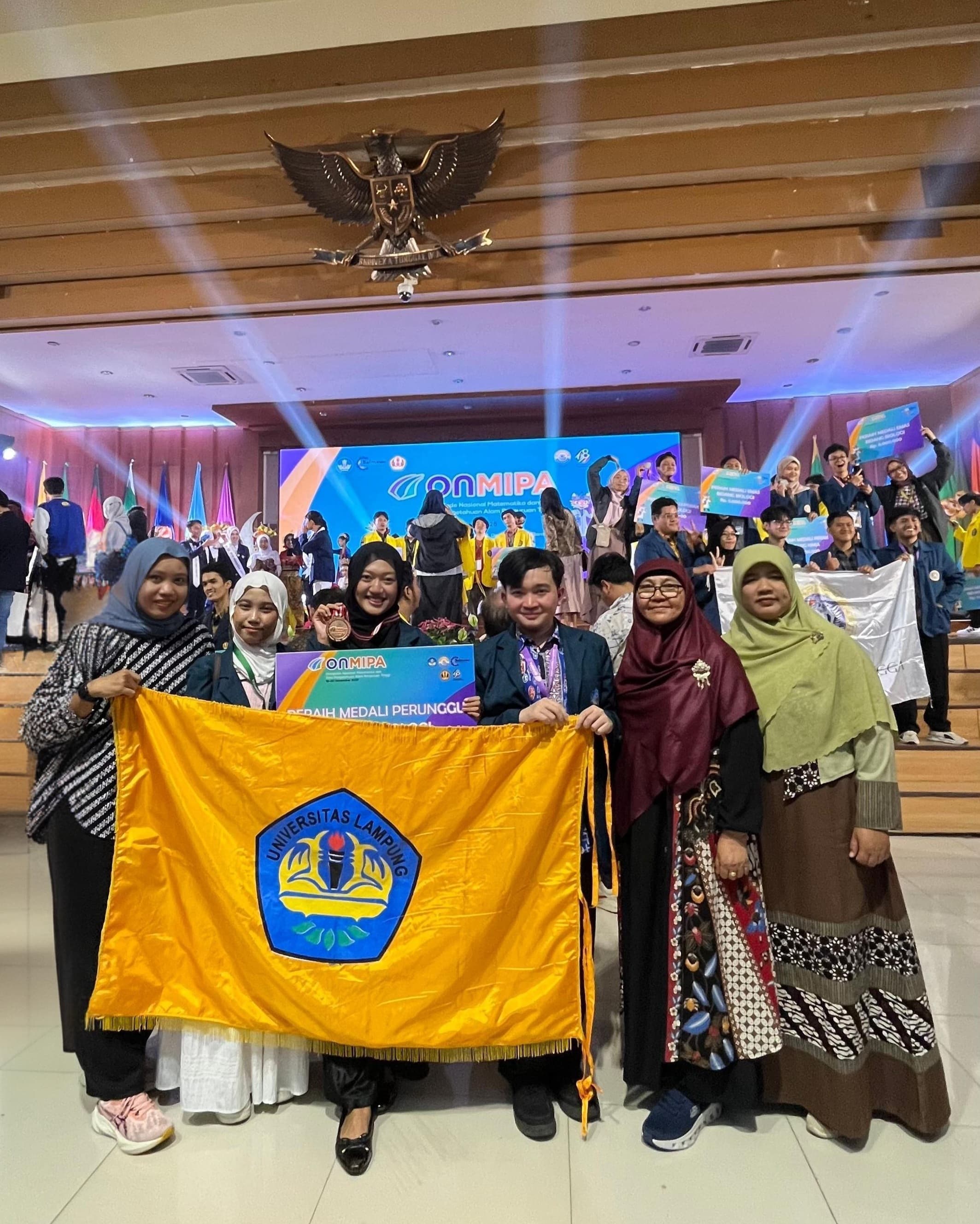 Mahasiswa Biologi Raih Medali Perunggu dalam Ajang Olimpiade Nasional Matematika dan Ilmu Pengetahuan Alam Perguruan Tinggi (ONMIPA-PT) Bidang Biologi