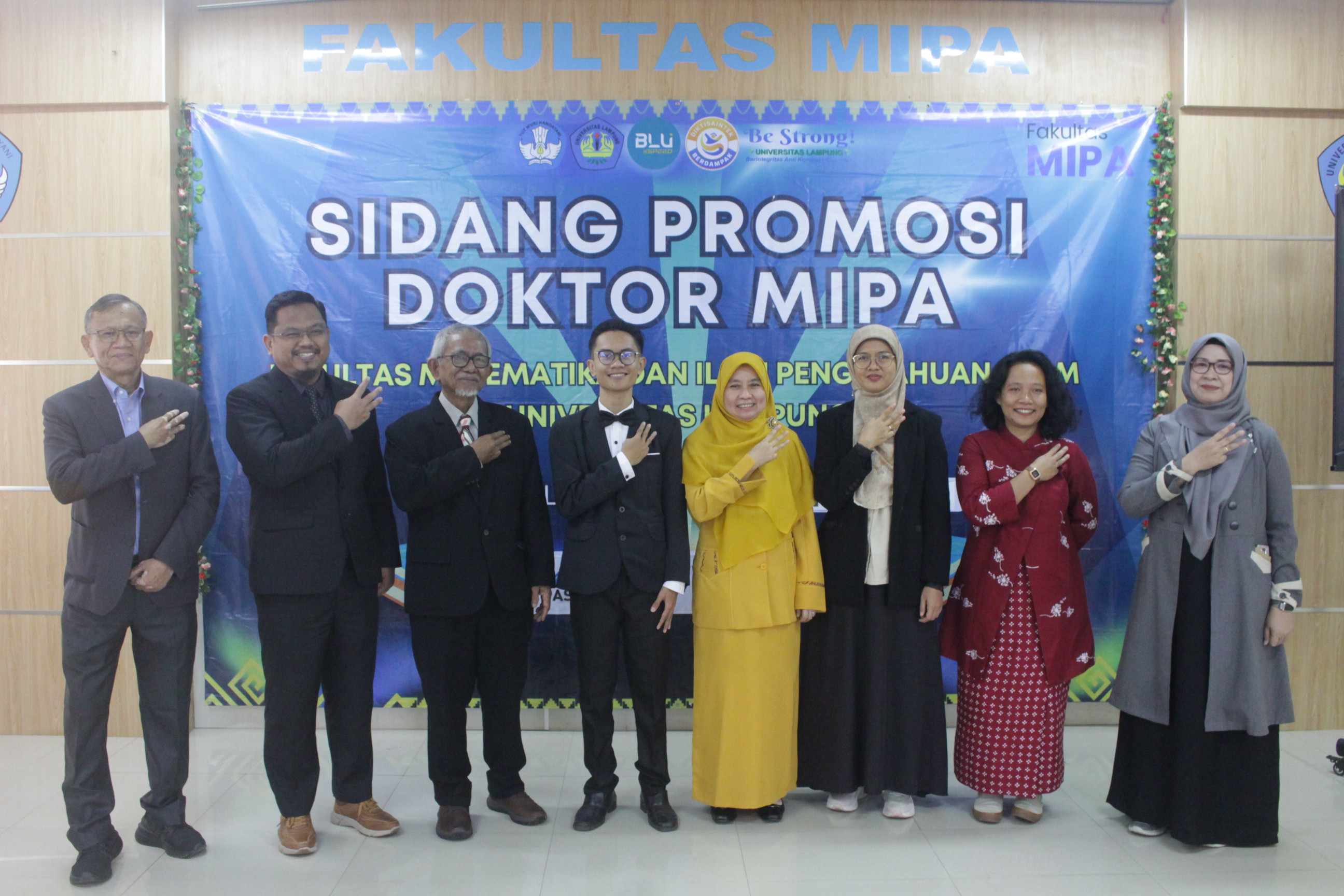 Dr. Fendi Setiawan Officially Receives Doctoral Degree at the FMIPA FMIPA Doctoral Promotion Session, University of Lampung